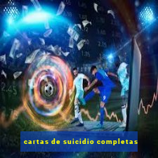 cartas de suicidio completas